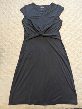 Women's Exofficio Wanderlux Twist Dress Sz.XS (0/2) Black
